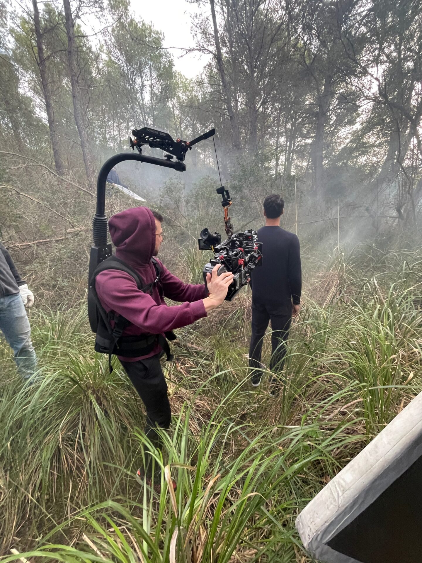 car commercial kia rafa nadal scorpio arm drone team mallorca palma nature forest camera